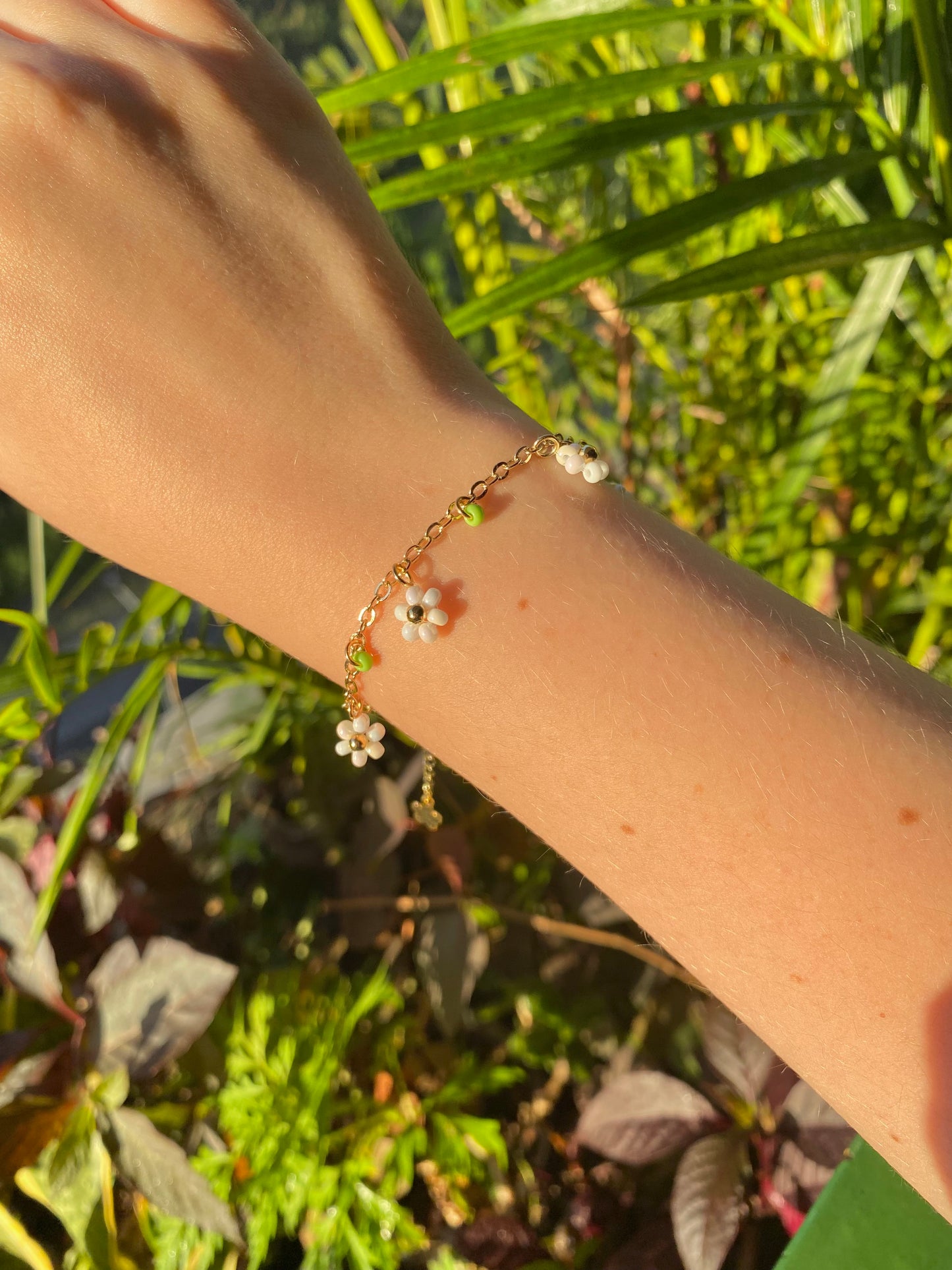 Pulsera Blooming (con hojitas)