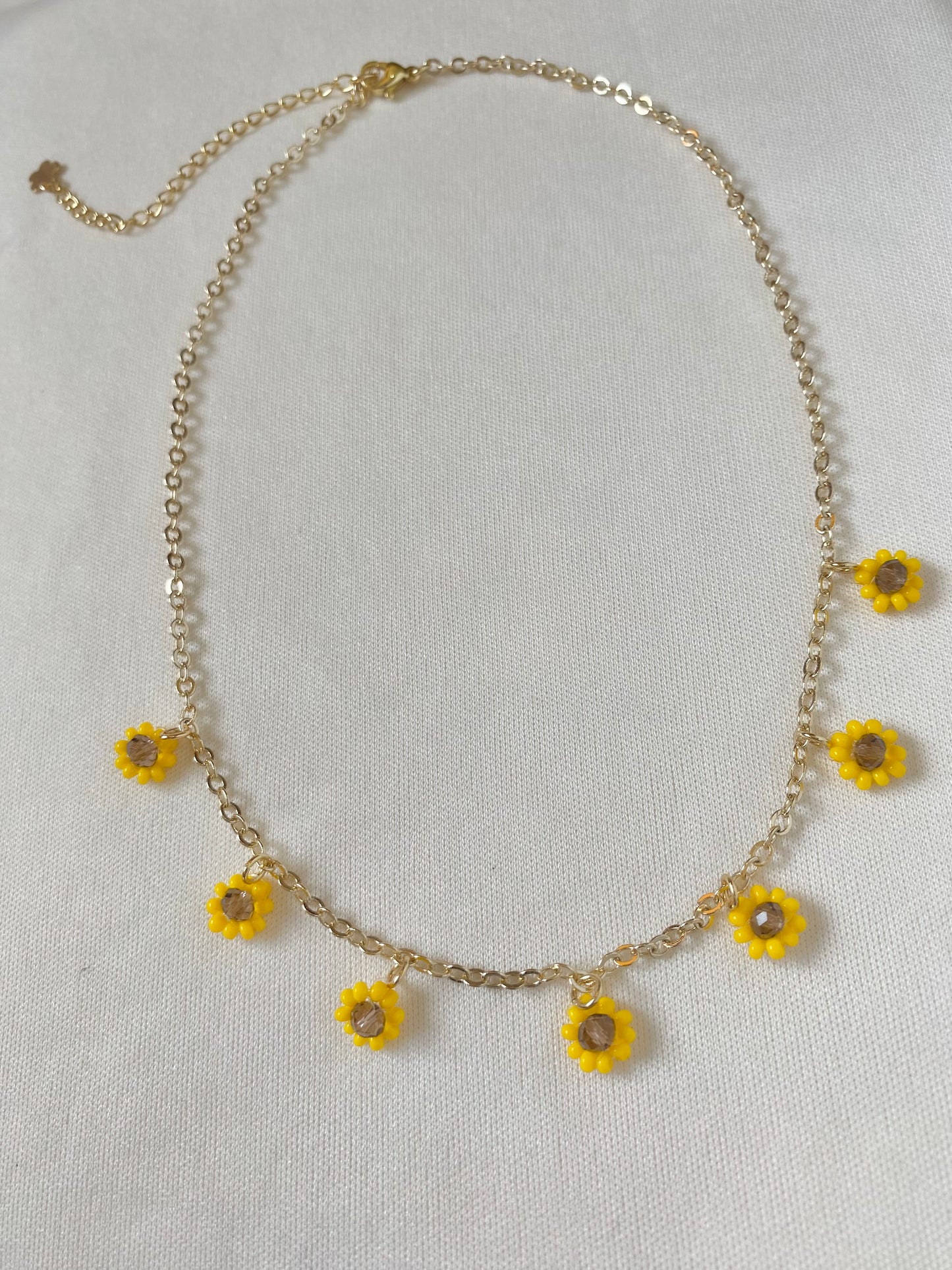 Blooming Sunflowers Necklace