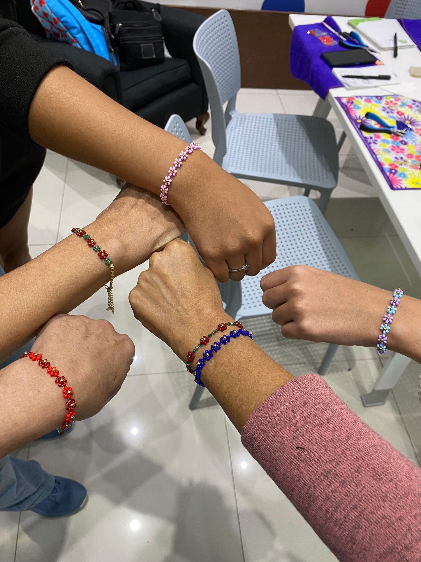 In-Person Course - Learn to Make Flower Bracelets!