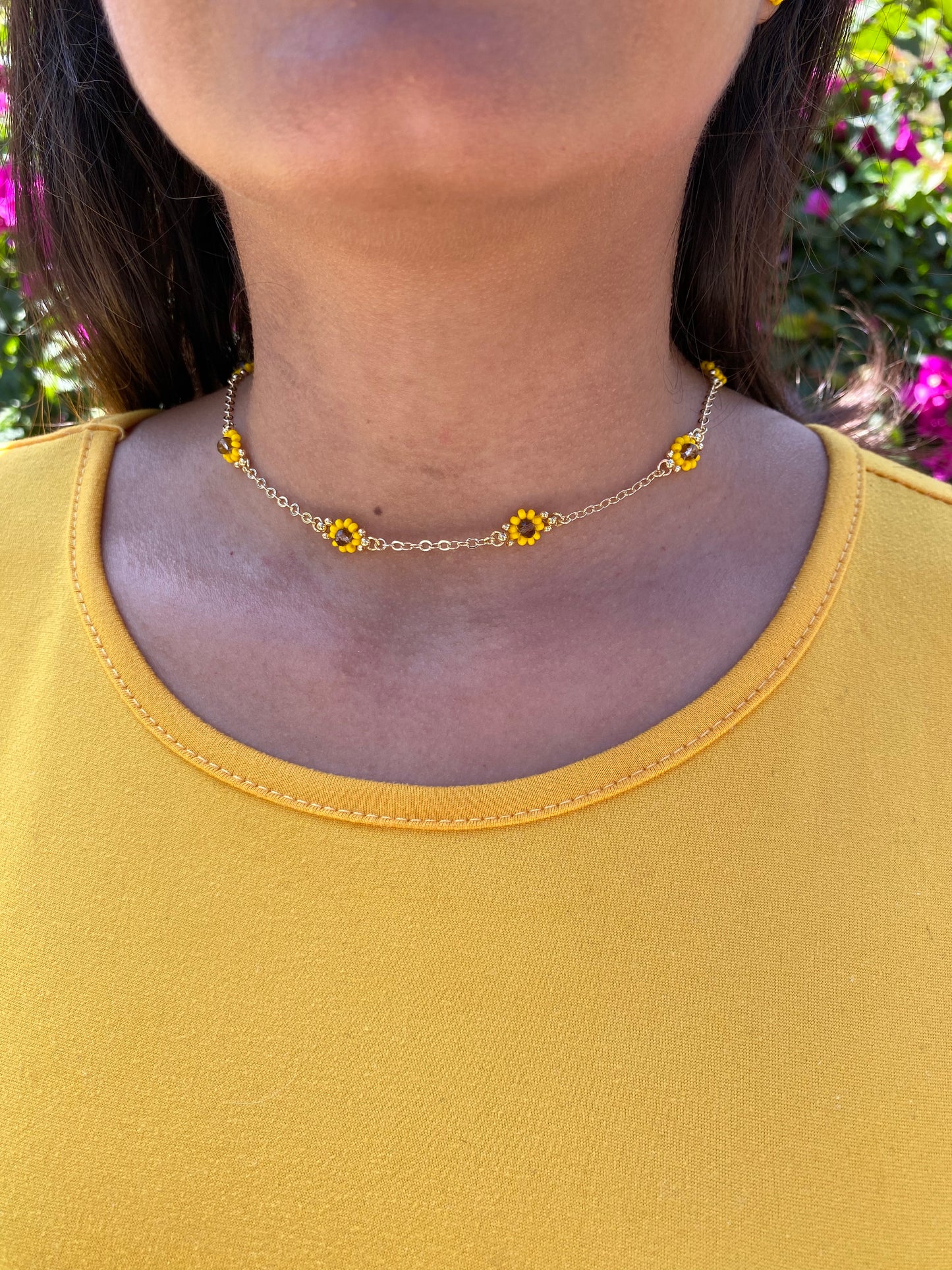 Fiore Sunflower Necklace