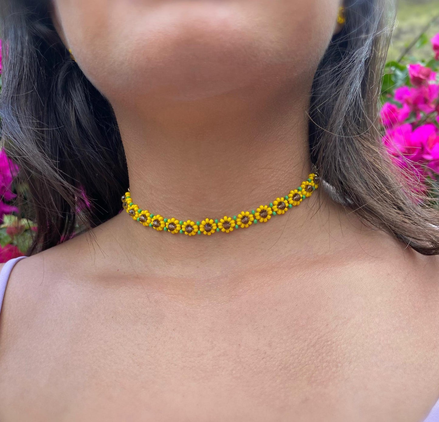 Sunflower Choker (complete)