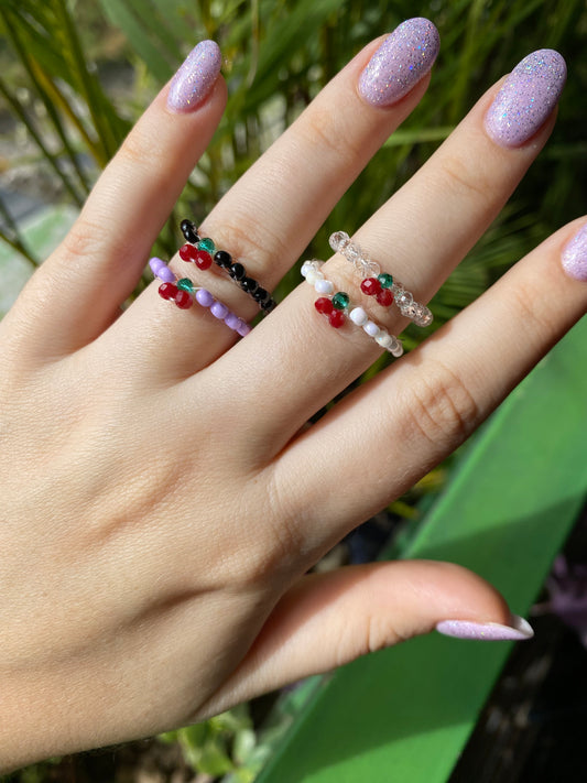 Cerise Rings