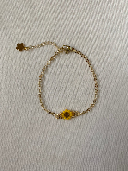 Sunflower Fiore Bracelet (1 flower)