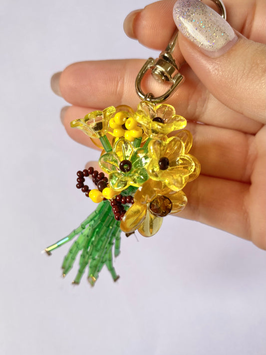 Sunflower Keychain