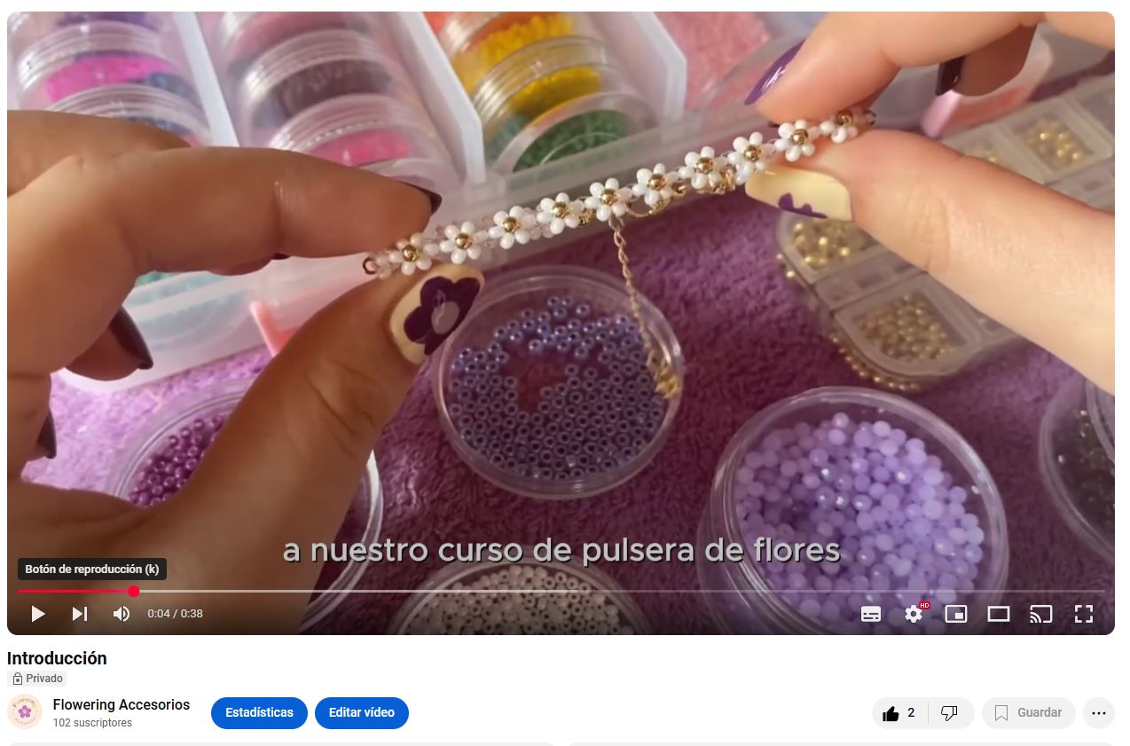 Online Course - Learn to Make Flower Bracelets!