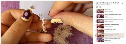 Online Course - Learn to Make Flower Bracelets!