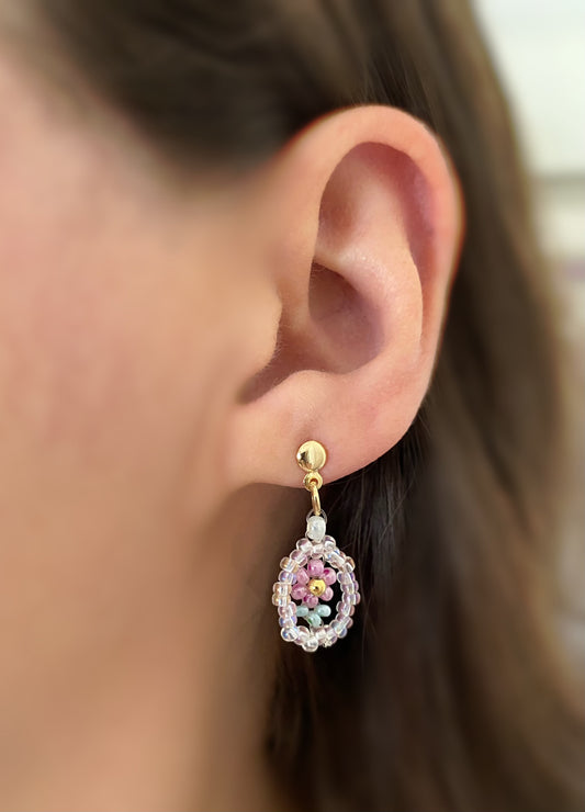 Aretes Vintage Flowers
