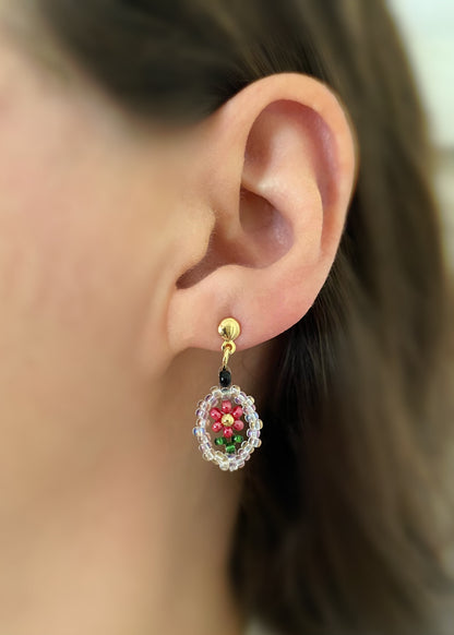 Aretes Vintage Flowers