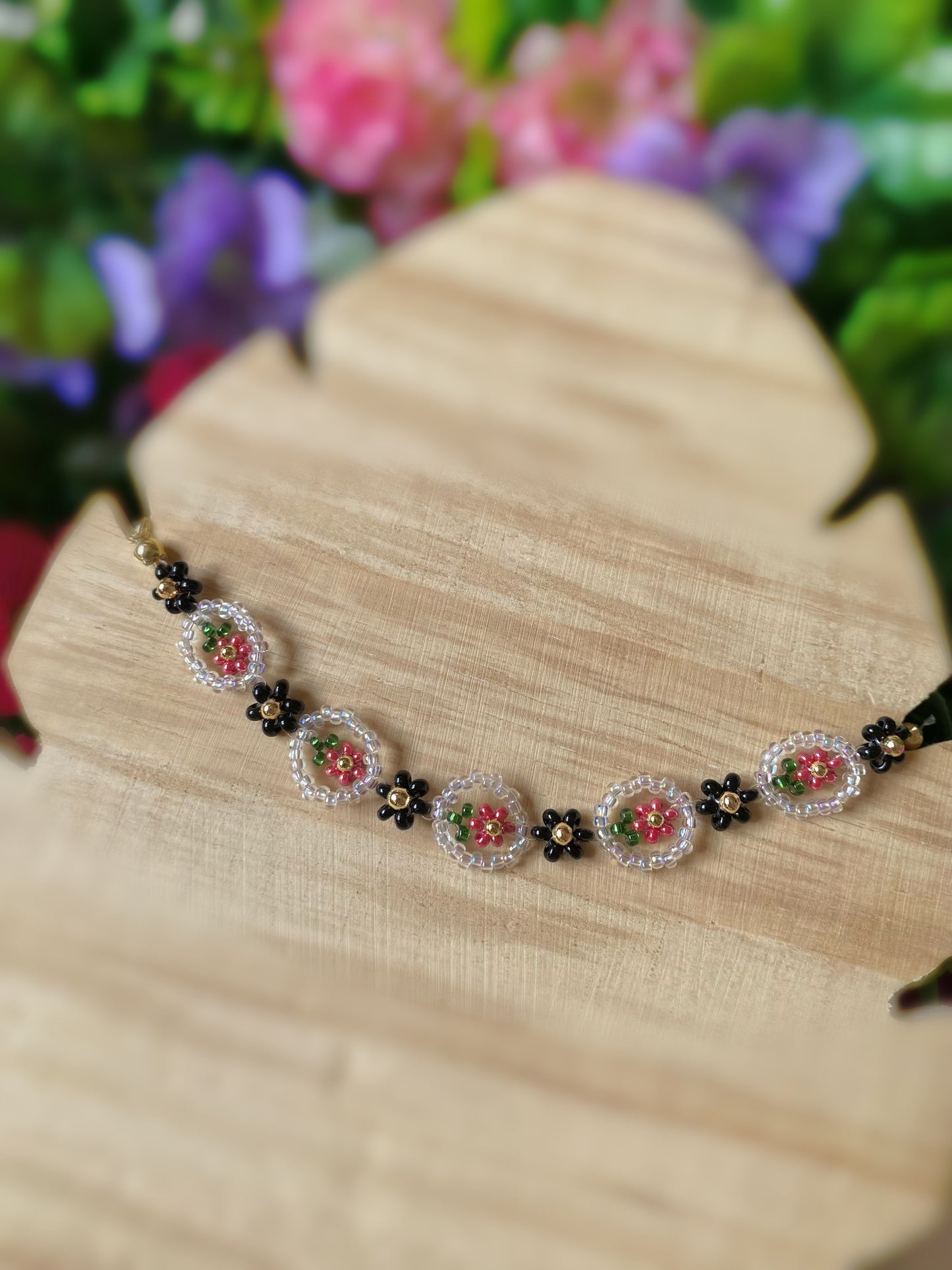 Choker Vintage Flowers