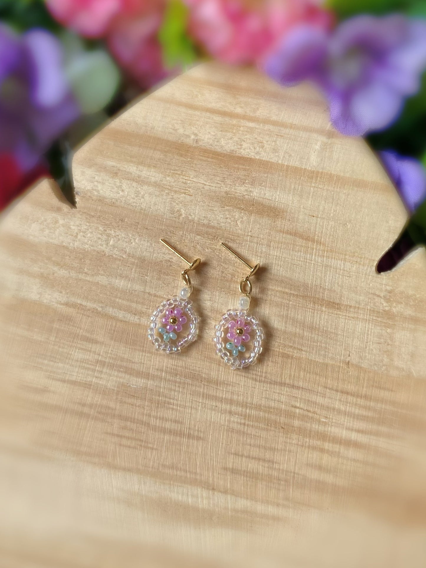 Aretes Vintage Flowers