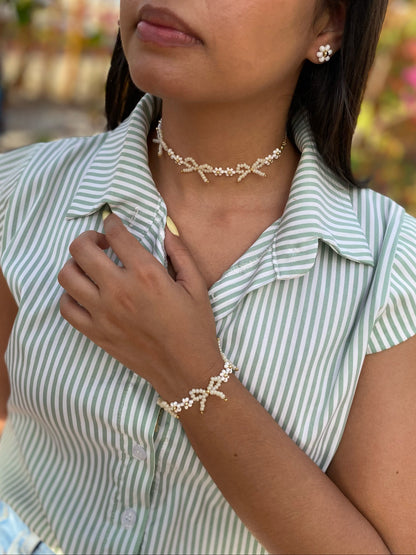 Choker Coquette Flowers
