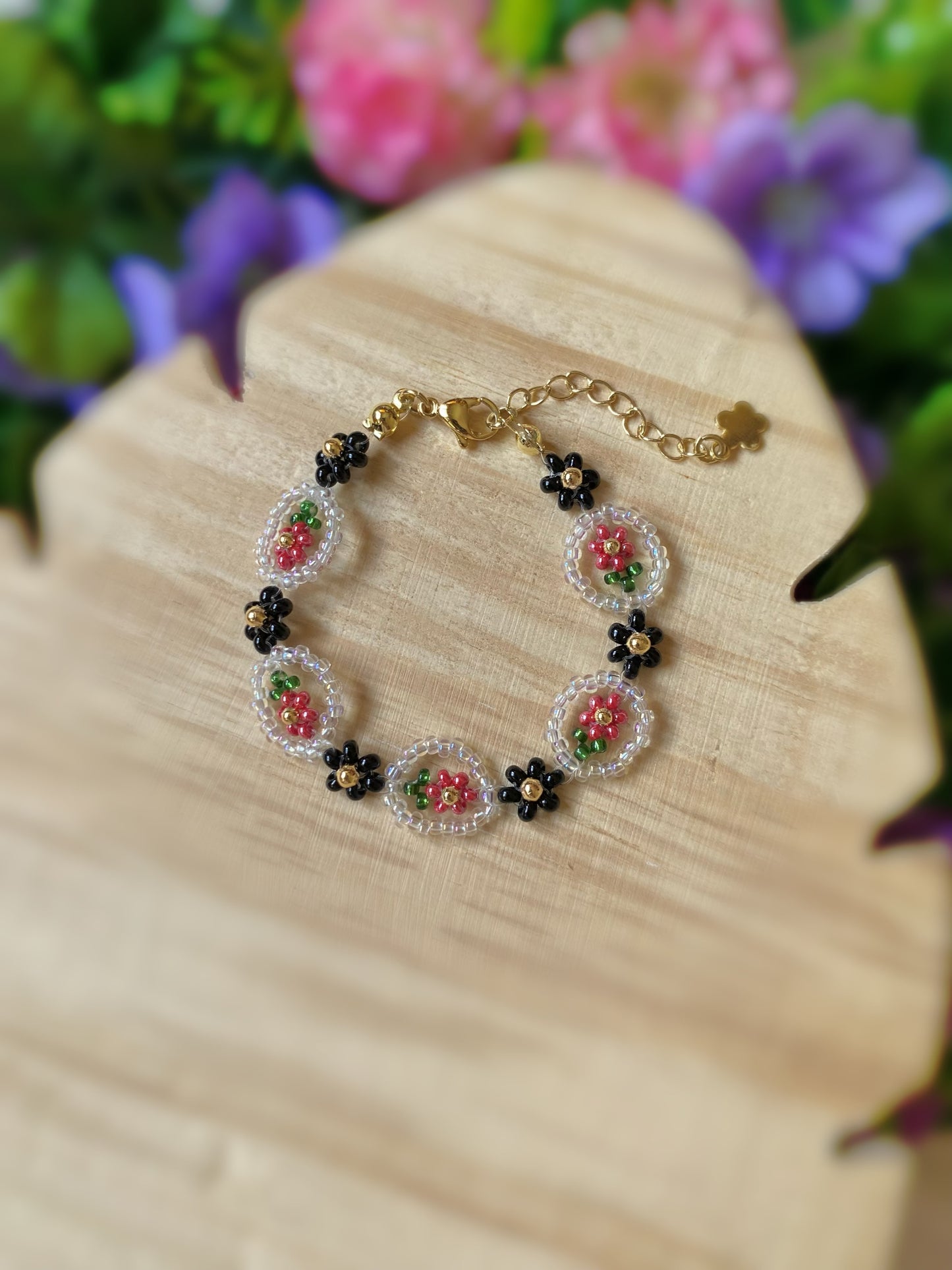 Pulsera Vintage Flowers