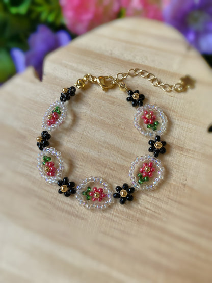 Pulsera Vintage Flowers