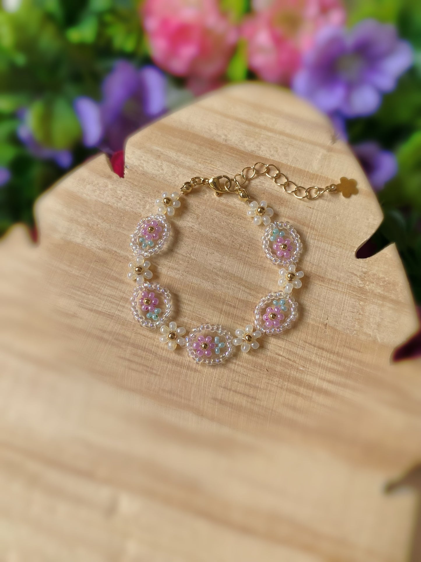 Pulsera Vintage Flowers