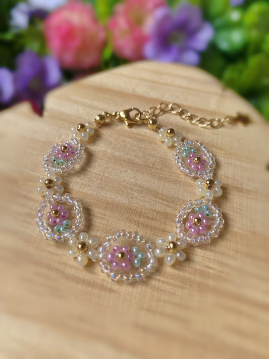 Pulsera Vintage Flowers