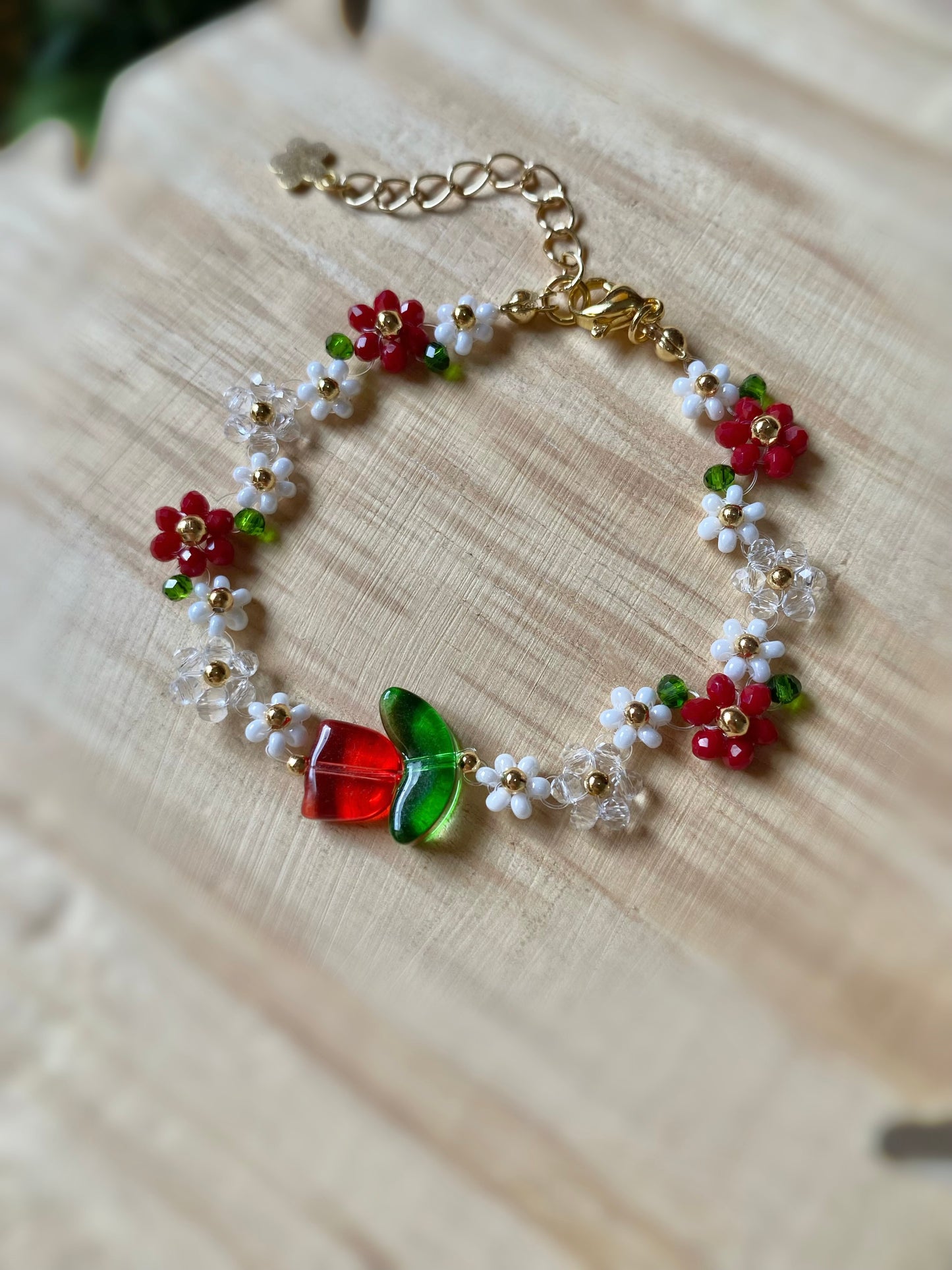 Pulsera de Tulipán rojo