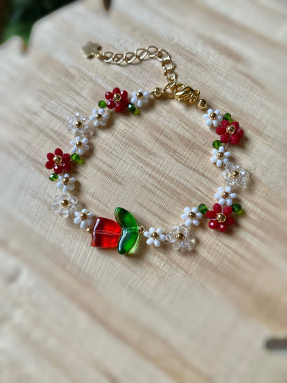 Pulsera de Tulipán rojo
