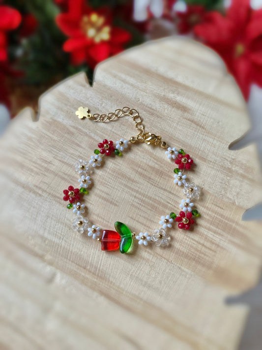 Pulsera de Tulipán rojo