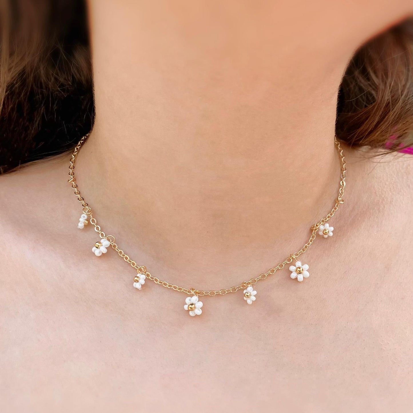 Blooming necklace