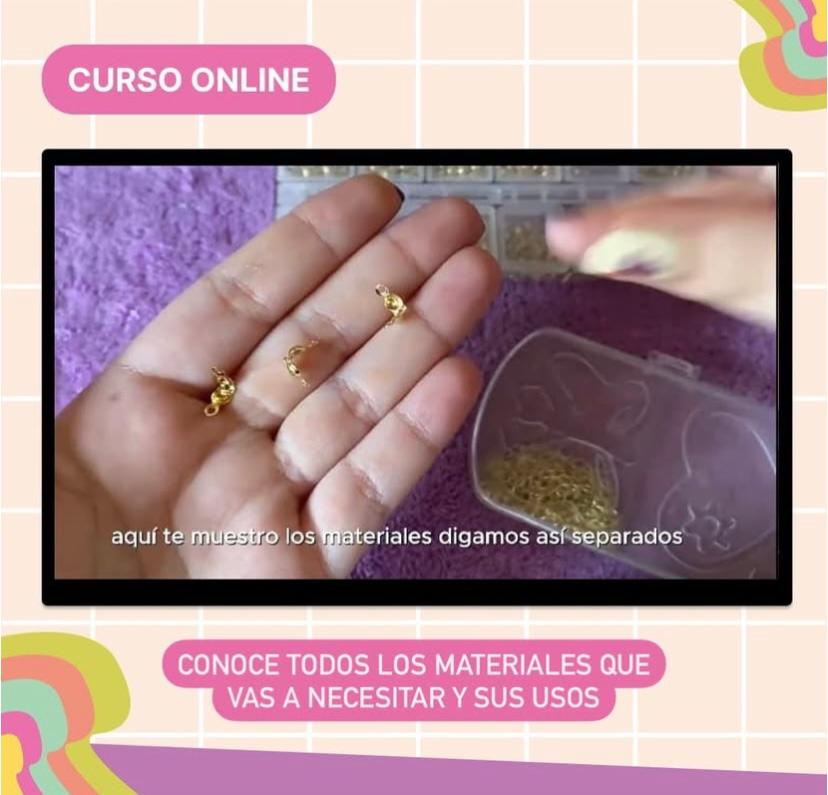Curso Online - ¡Aprende a hacer pulseras de flores!