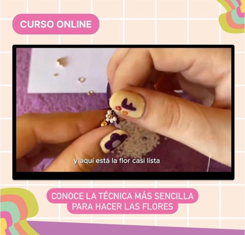 Curso Online - ¡Aprende a hacer pulseras de flores!
